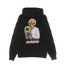 Propaganda, Felpa Cappuccio Uomo Scarful She Hoodie, Black