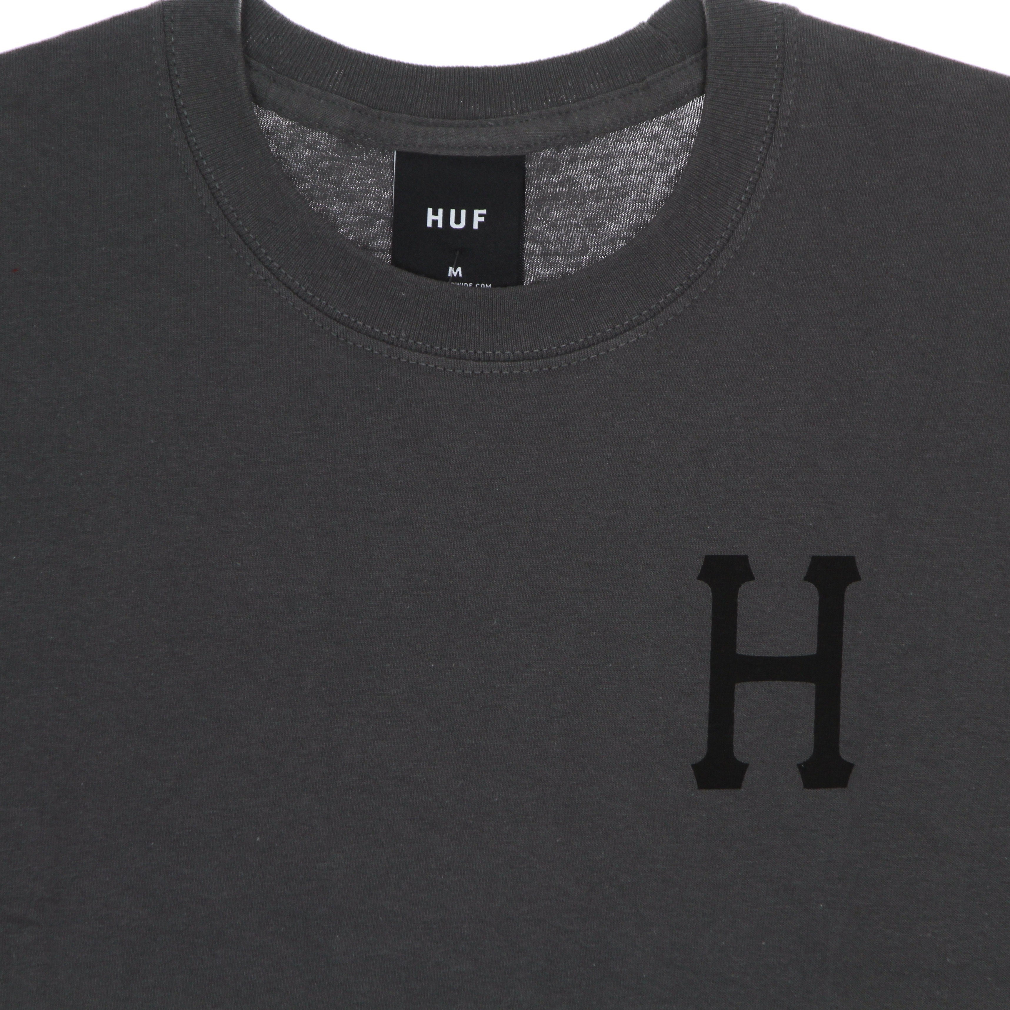 Huf, Maglietta Uomo Essentials Classic H Tee, 