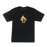 Huf, Maglietta Uomo Roasted Tee, Black