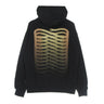 Propaganda, Felpa Cappuccio Uomo Ribs Metal Hoodie, Black/gold