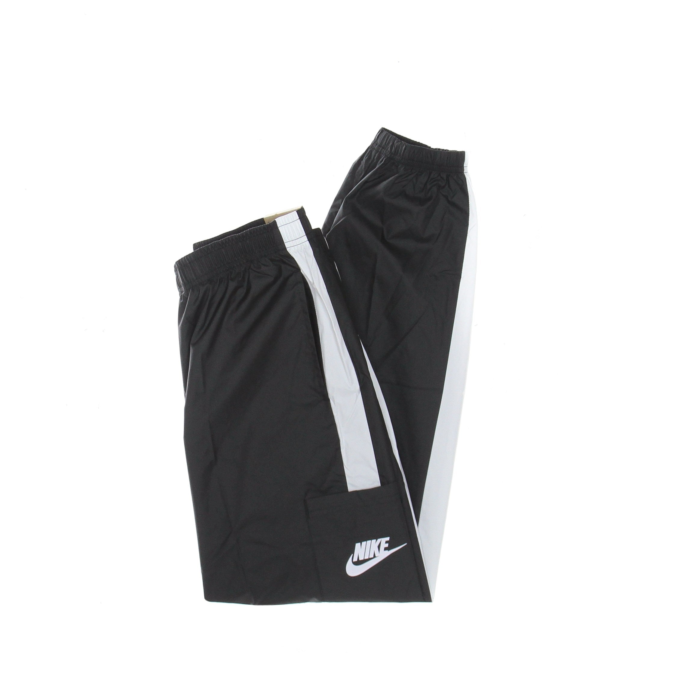 Nike, Pantalone Tuta Donna W Essential Woven Mr Jogger, Black/white/white