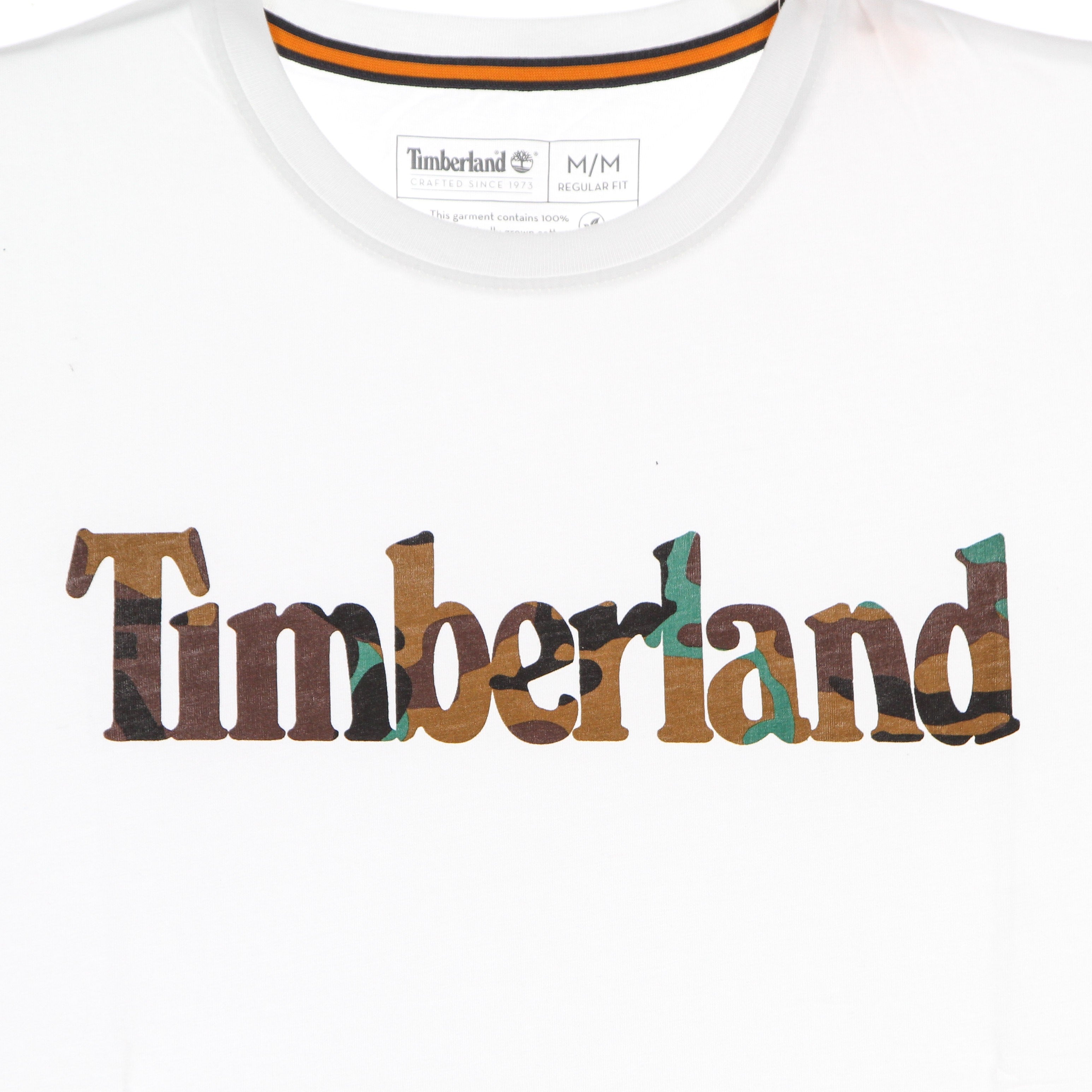 Timberland, Maglietta Uomo Camo Linear Tee, 