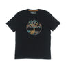 Timberland, Maglietta Uomo Camo Tree Tee, Black