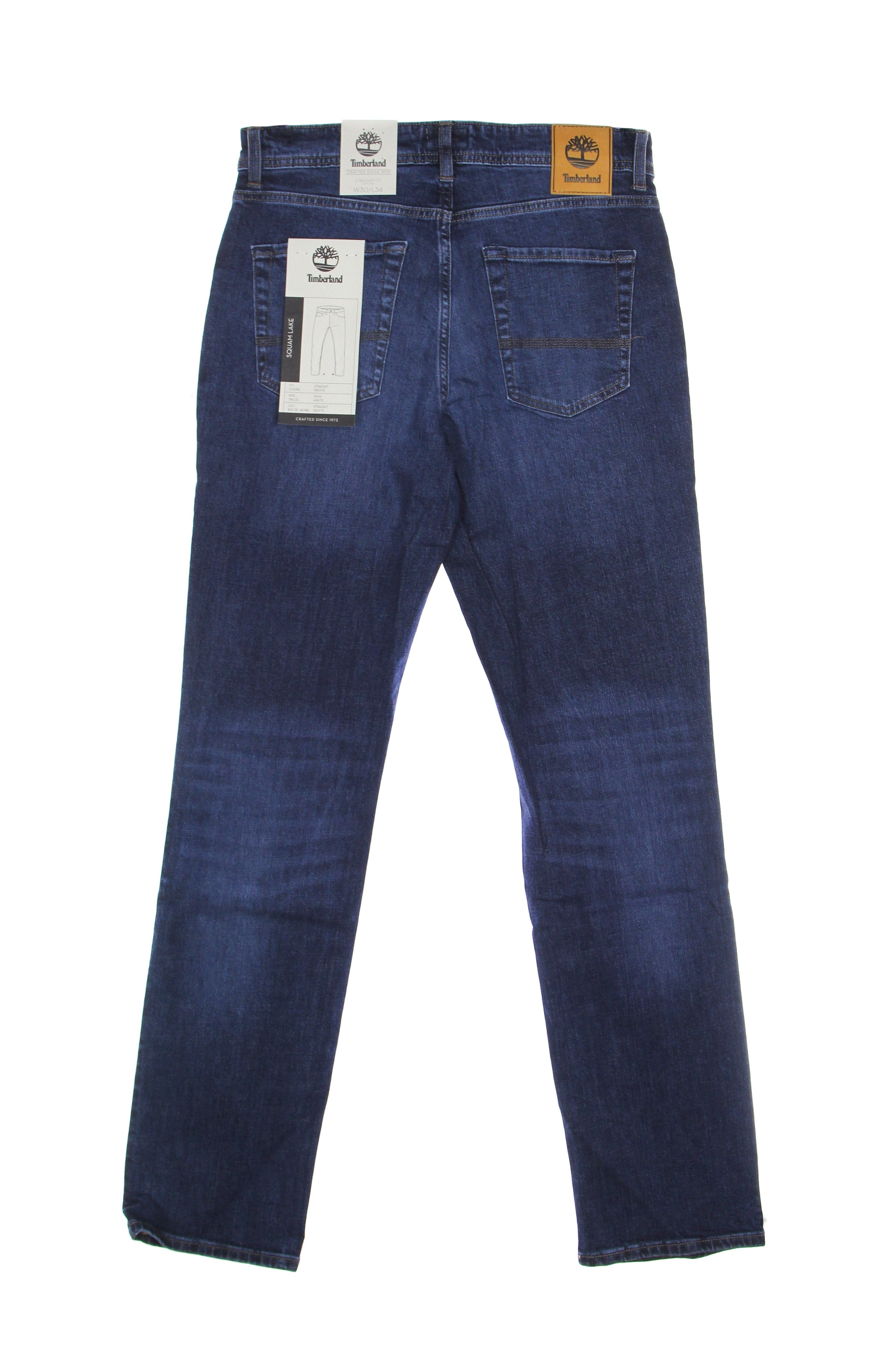Timberland, Jeans Uomo Sq-l Core Indigo Denim, 