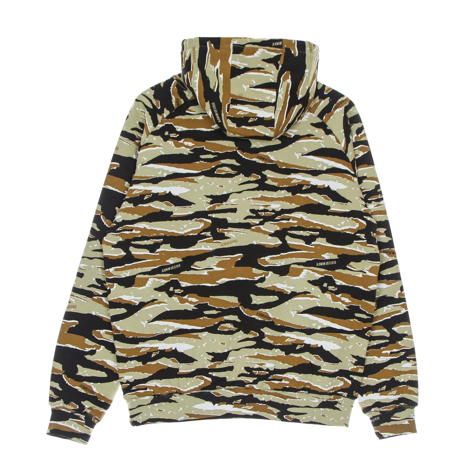 5tate Of Mind, Felpa Cappuccio Uomo Box Logo Hoodie, Camouflage
