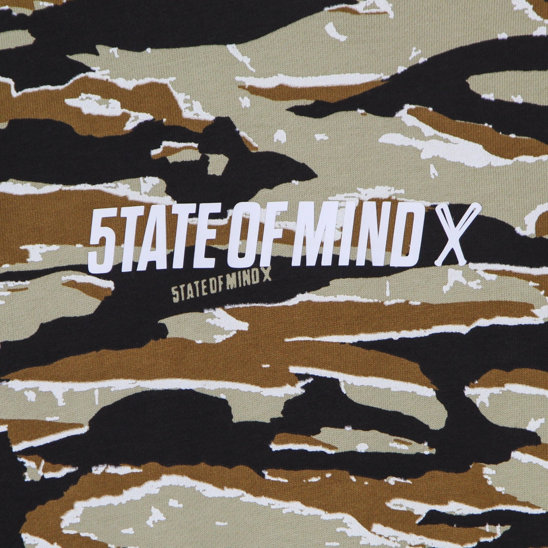 5tate Of Mind, Felpa Cappuccio Uomo Box Logo Hoodie, 