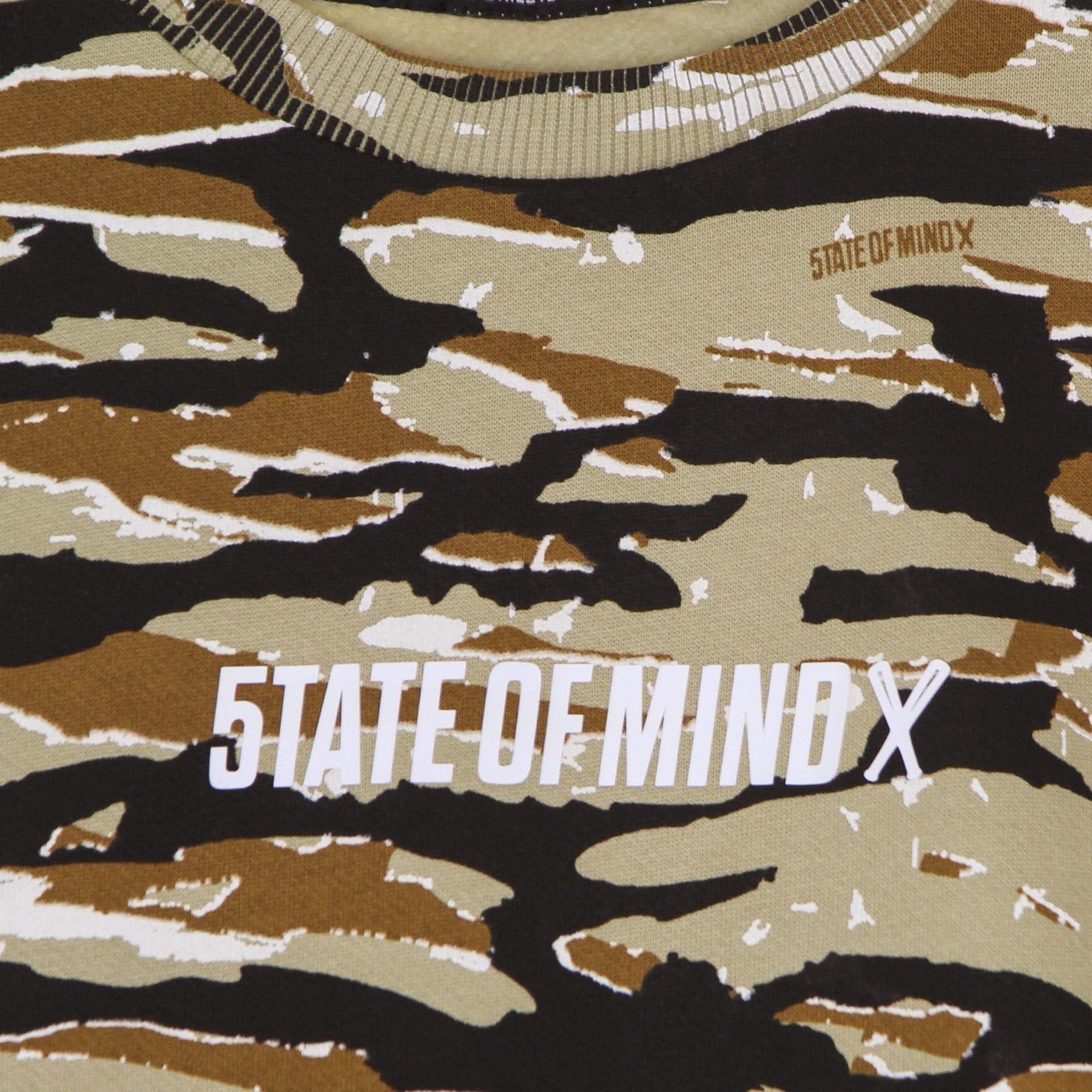 5tate Of Mind, Felpa Girocollo Uomo Box Logo Crewneck, 