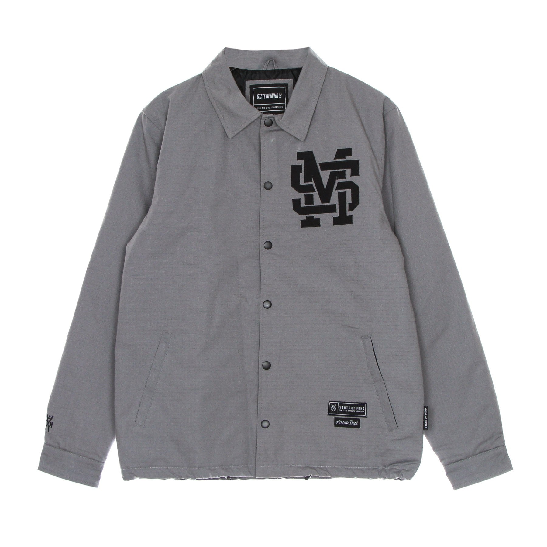 Giacca Coach Jacket Uomo Monogram Jacket Grey
