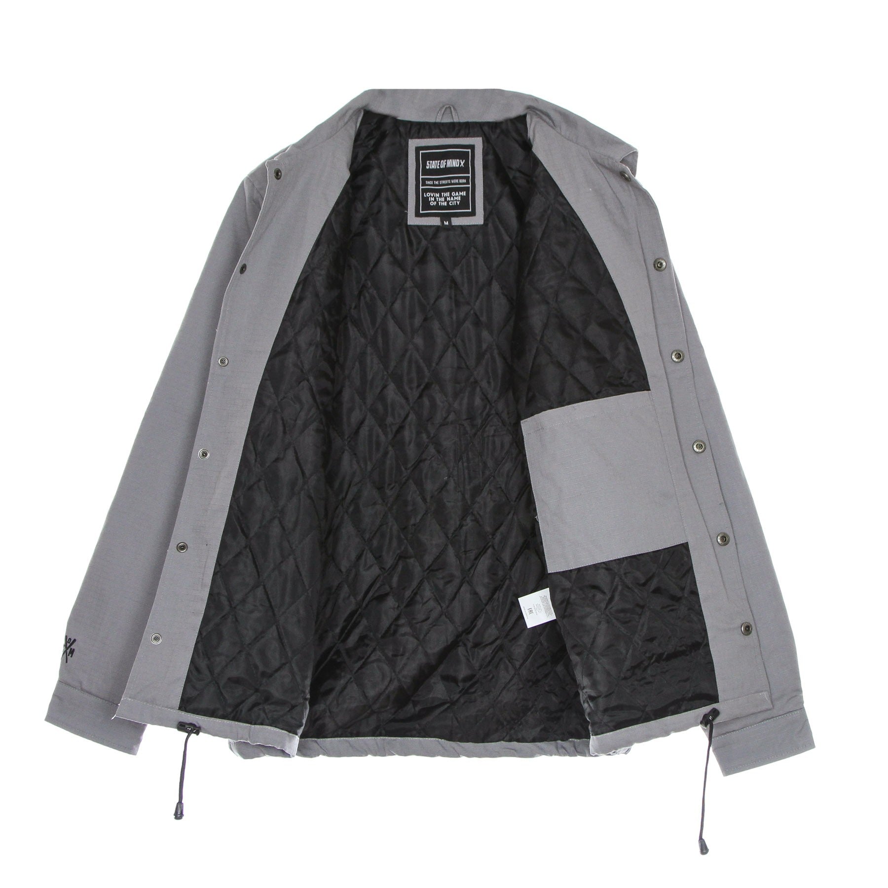 Giacca Coach Jacket Uomo Monogram Jacket Grey