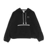 Nike, Felpa Leggera Cappuccio Donna W Dri Fit Standard Issue Po Hoodie, Black/pale Ivory