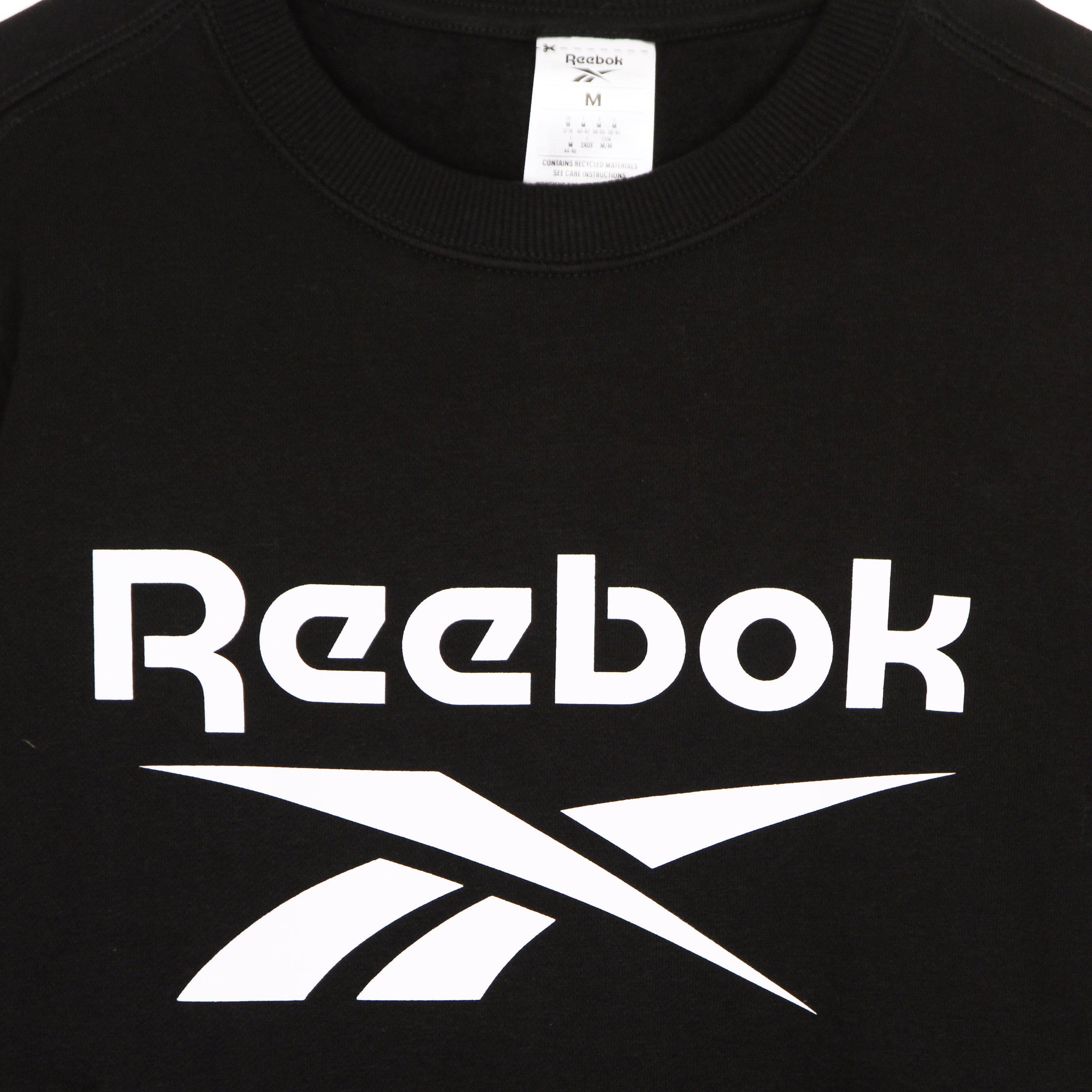 Reebok, Felpa Girocollo Uomo Ri Bl Fleece Crew, 