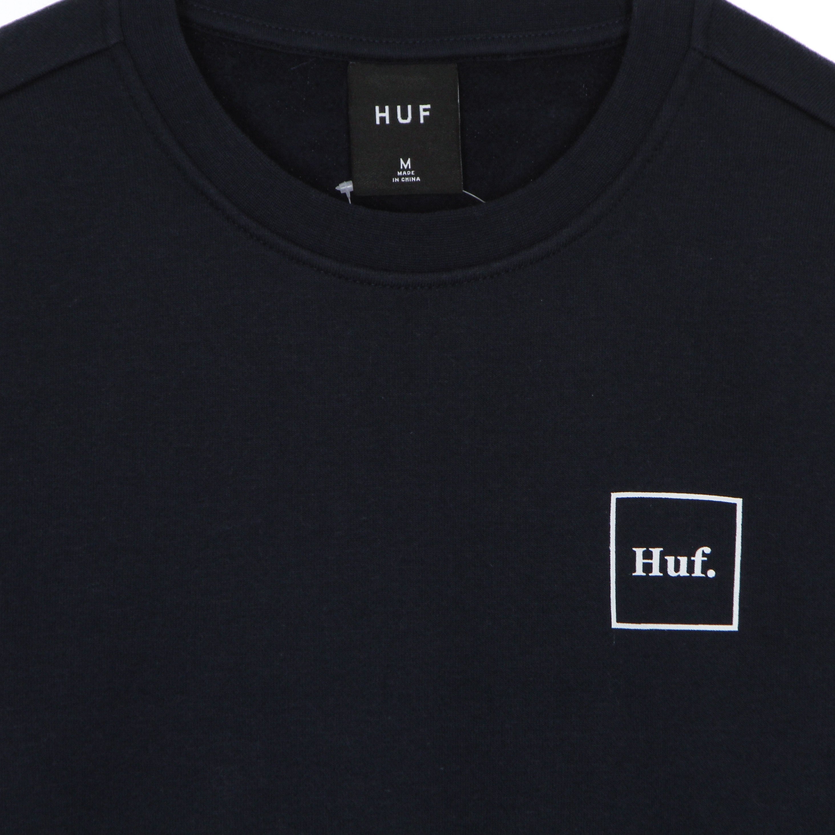 Huf, Felpa Girocollo Uomo Essentials Domestic Crew, 