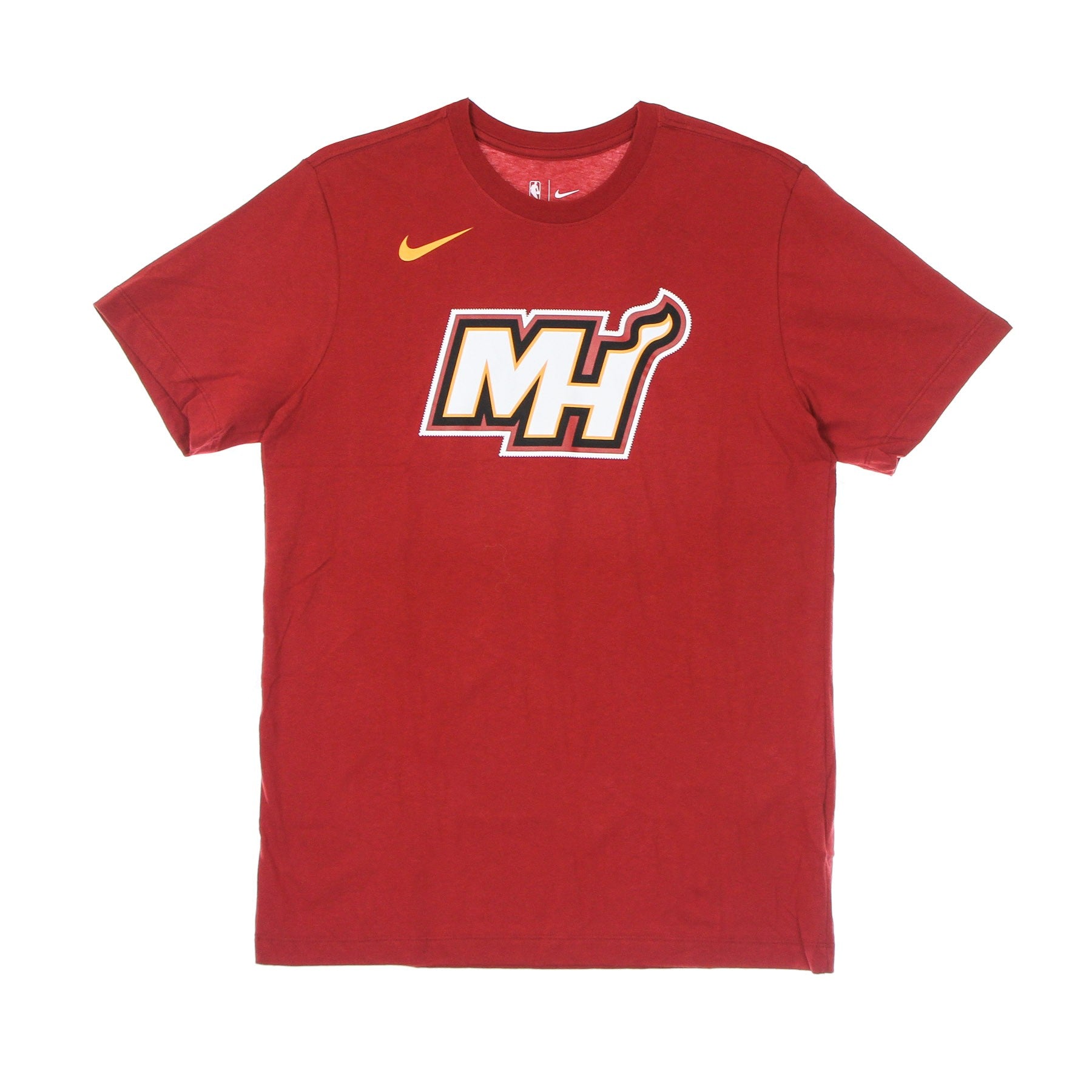 Nike Nba, Maglietta Uomo Nba Dri Fit Essential Logo Tee Miahea, Tough Red