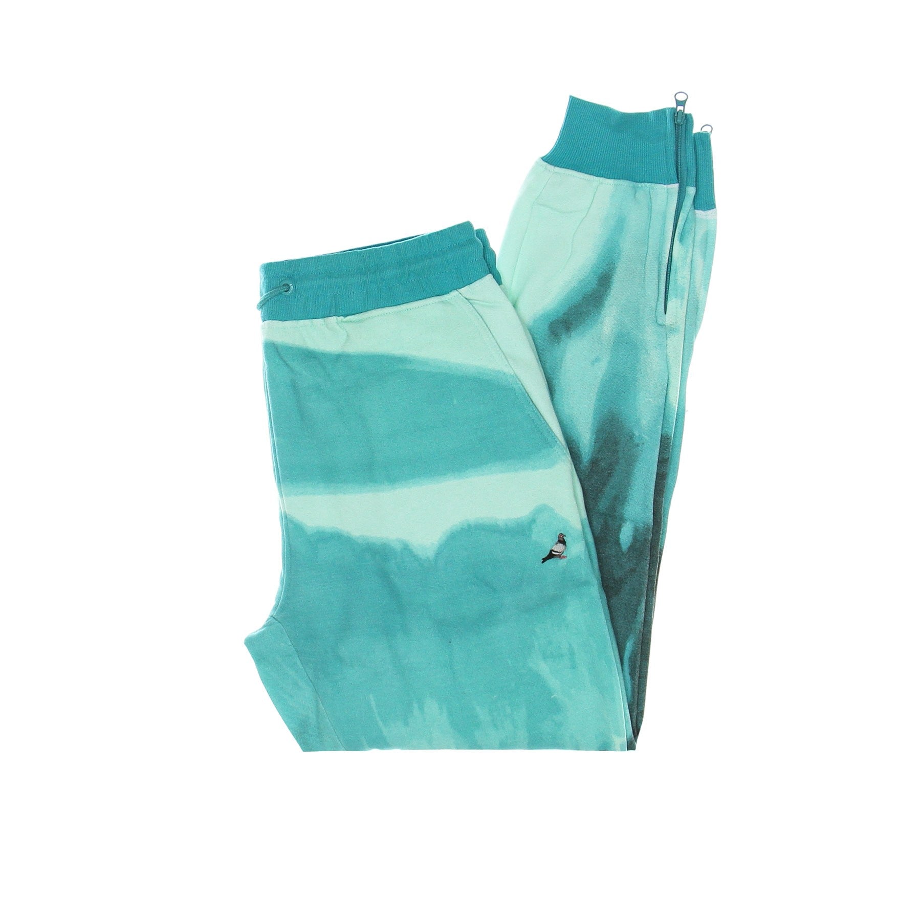 Pantalone Tuta Felpato Uomo Pigeon Logo Sweatpant Teal
