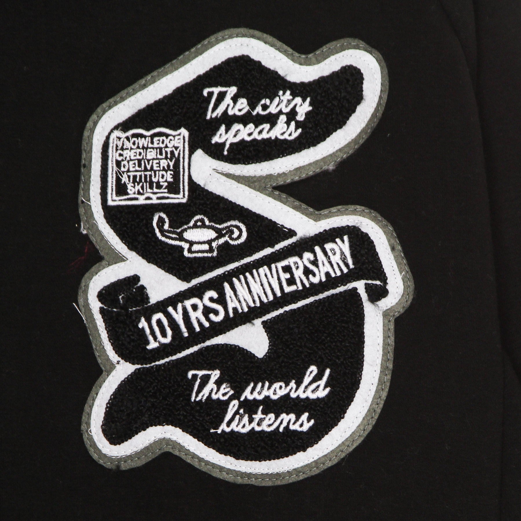 Men's Crewneck Sweatshirt Ten Years Anniversary Crewneck Black