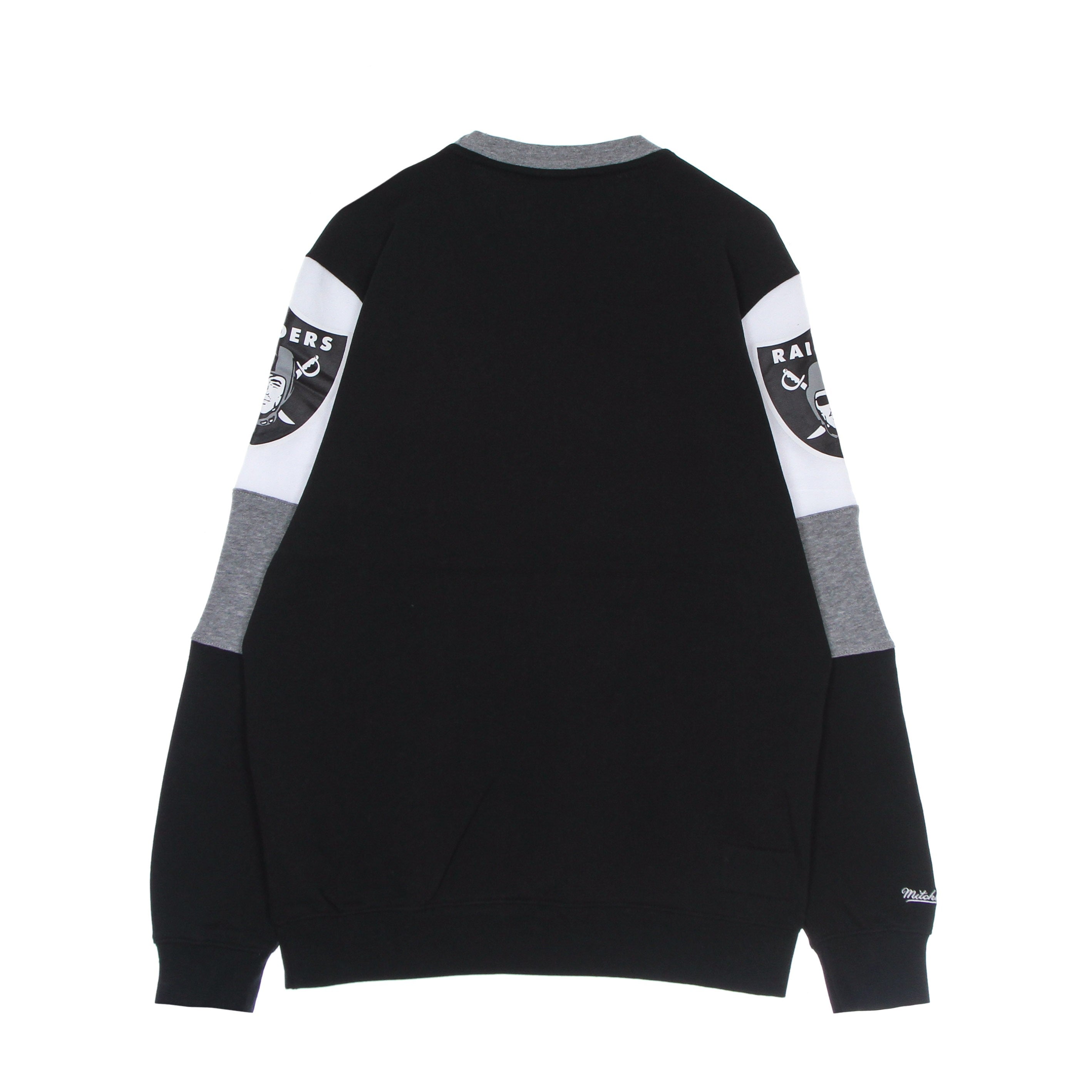 Mitchell & Ness, Felpa Girocollo Uomo Nfl Overtime Fleece Crew Oakrai, 