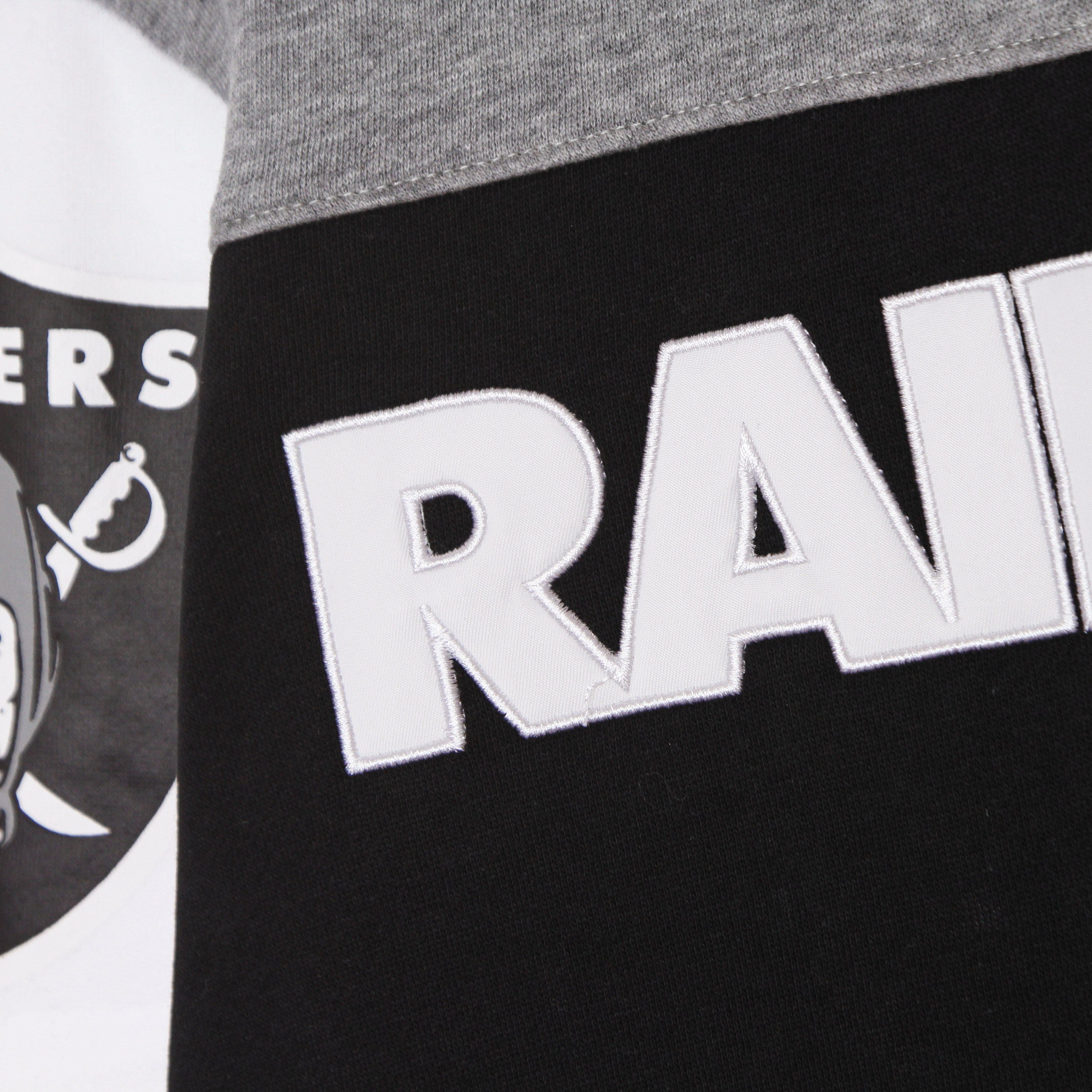 Mitchell & Ness, Felpa Girocollo Uomo Nfl Overtime Fleece Crew Oakrai, 