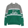 Mitchell & Ness, Felpa Cappuccio Uomo Nfl Head Coach Hoody Neyjet, Original Team Colors