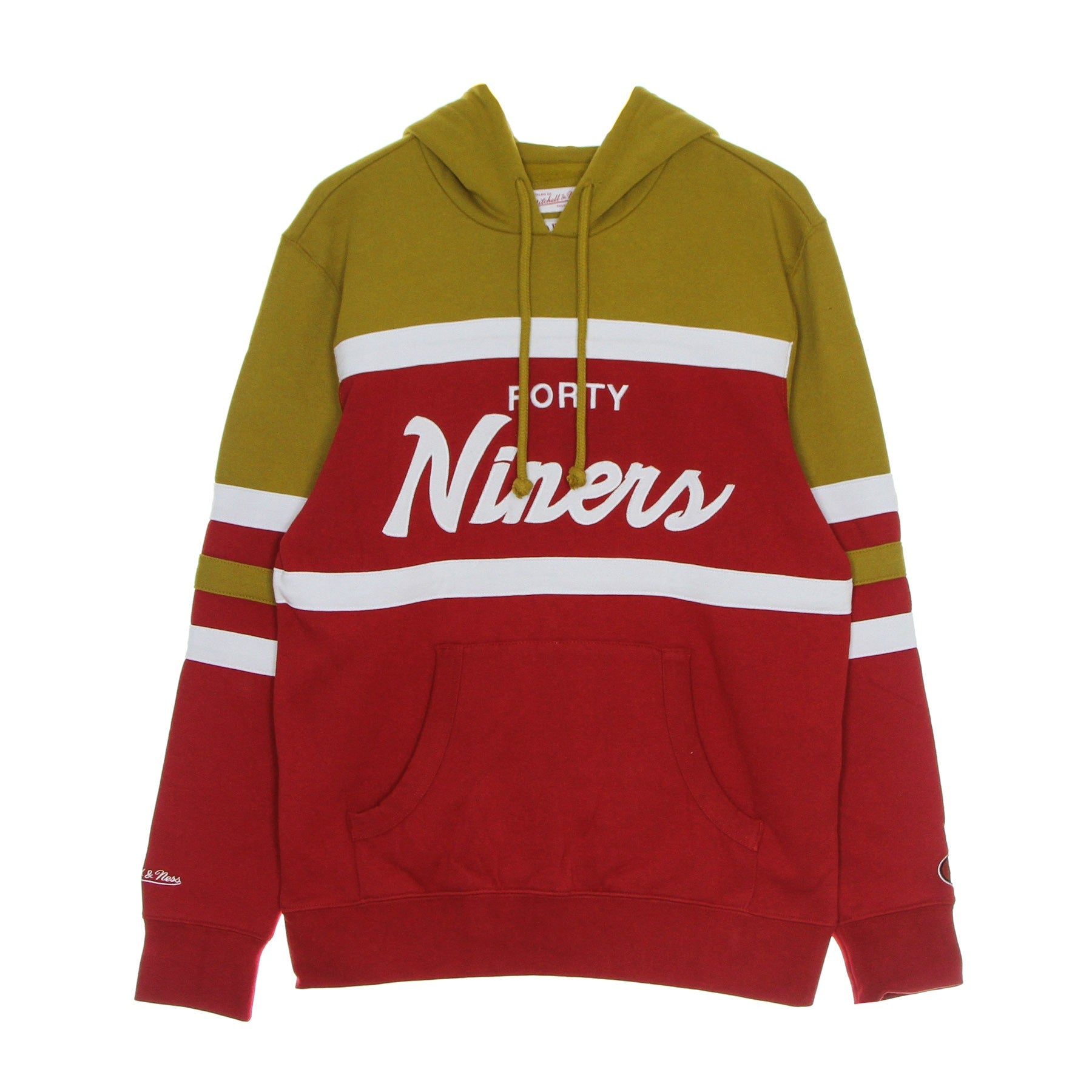 Mitchell & Ness, Felpa Cappuccio Uomo Nfl Head Coach Hoody Saf49e, Original Team Colors