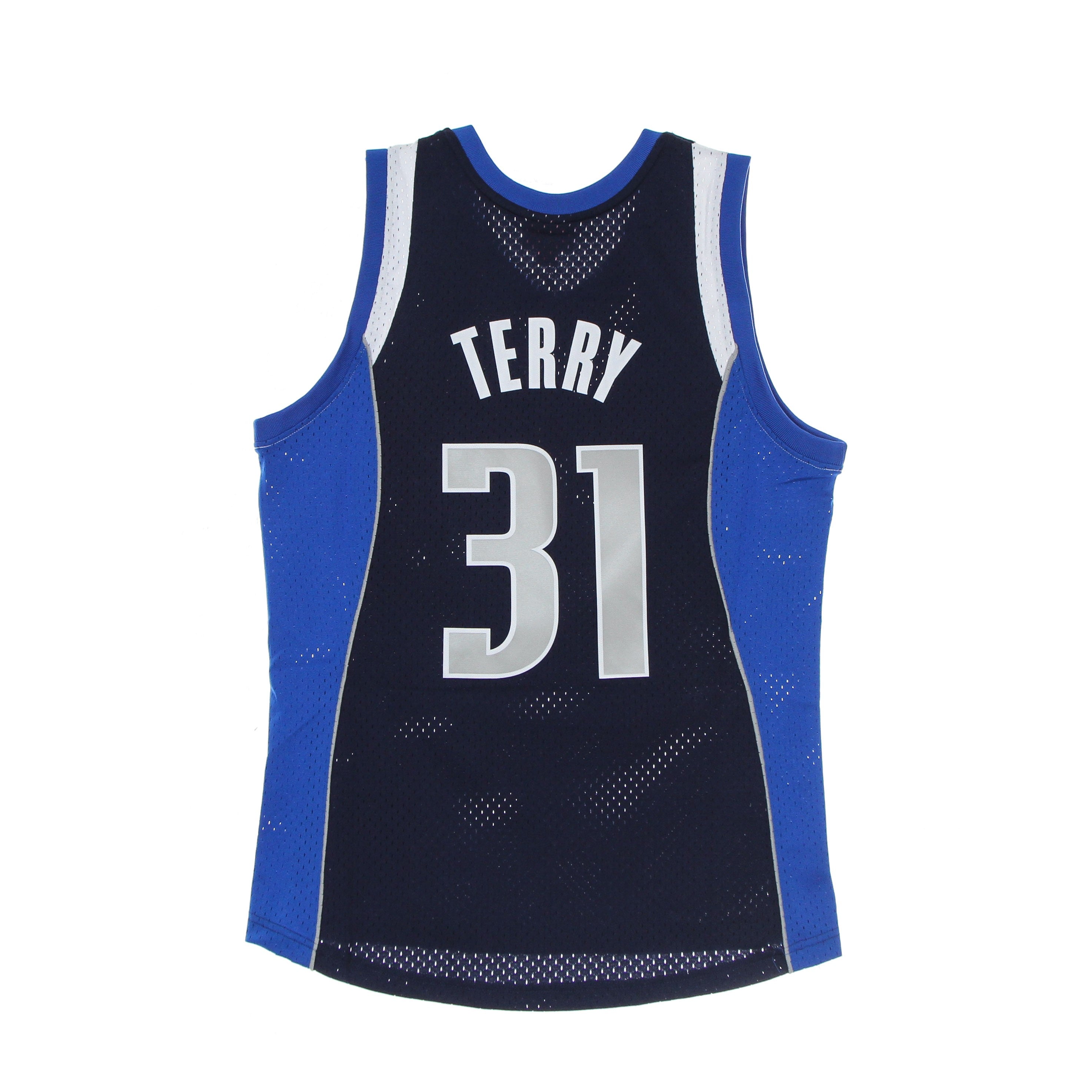 Mitchell & Ness, Canotta Basket Uomo Nba Swingman Jersey Hardwood Classics No. 31 Jason Terry Dalmav 2011-12 Alternate, 