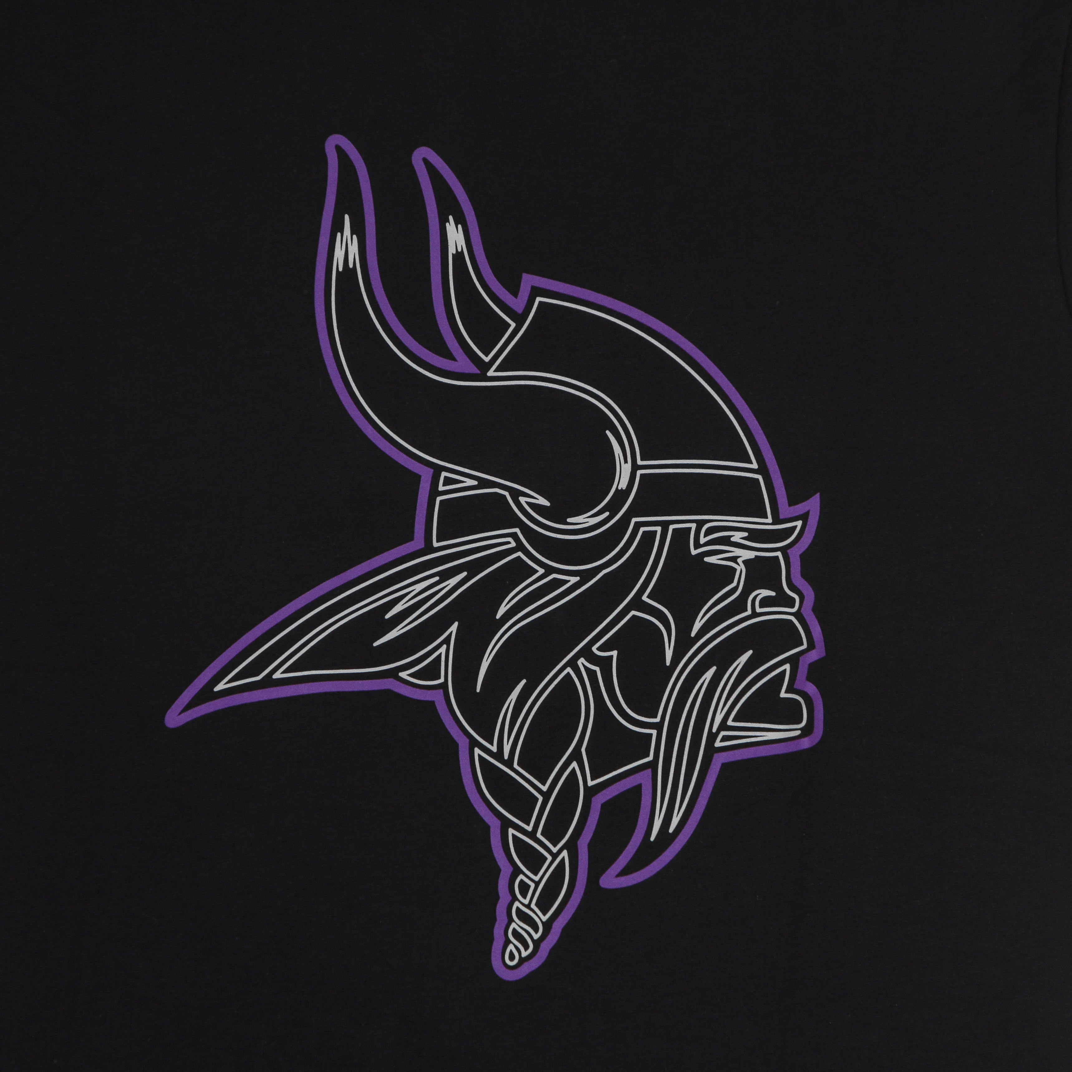 NFL Outline Logo Minvik Black / Original Team Colors Logo