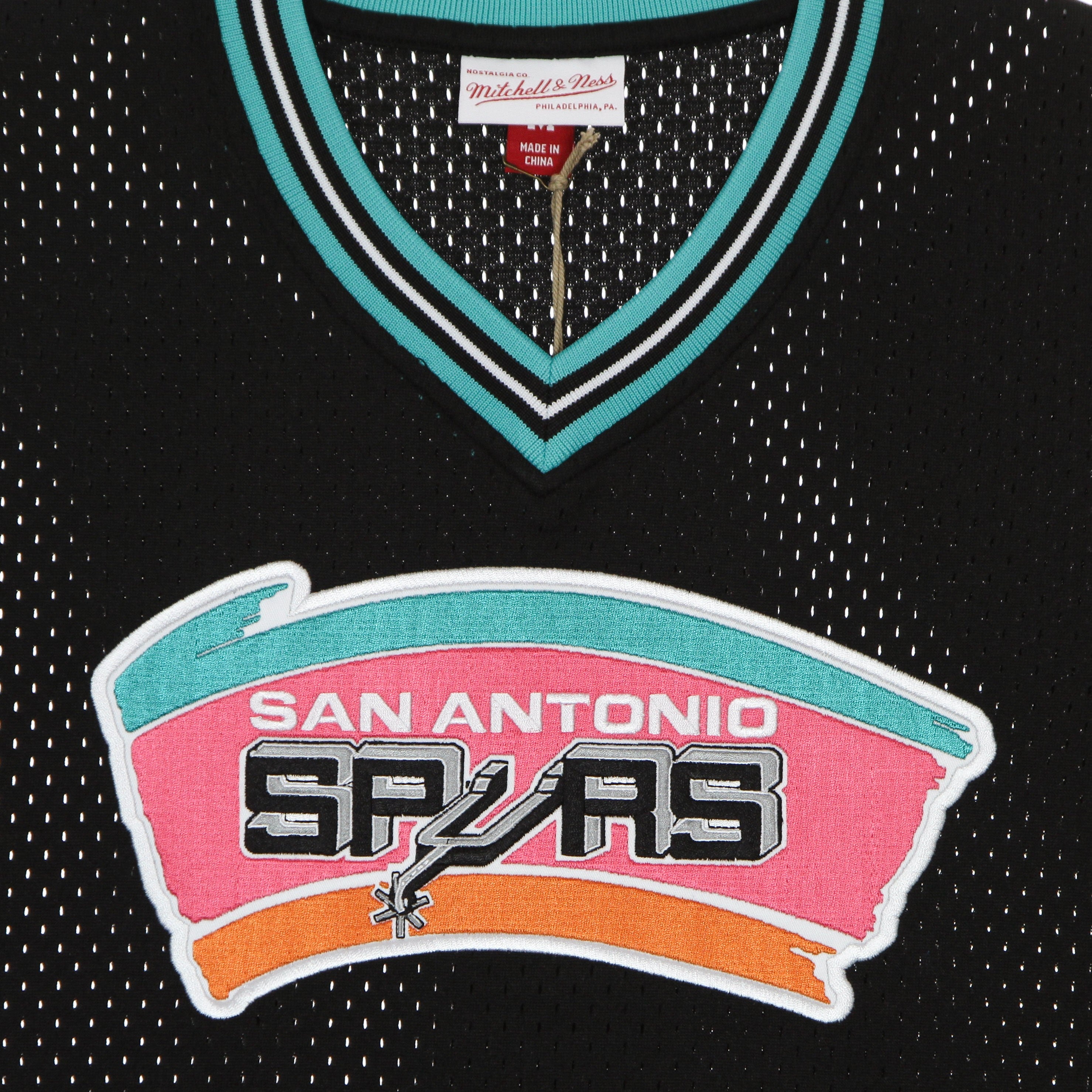 Mitchell & Ness, Casacca Uomo Nba Unbeaten Mesh V Neck Hardwood Classics Saaspu, 