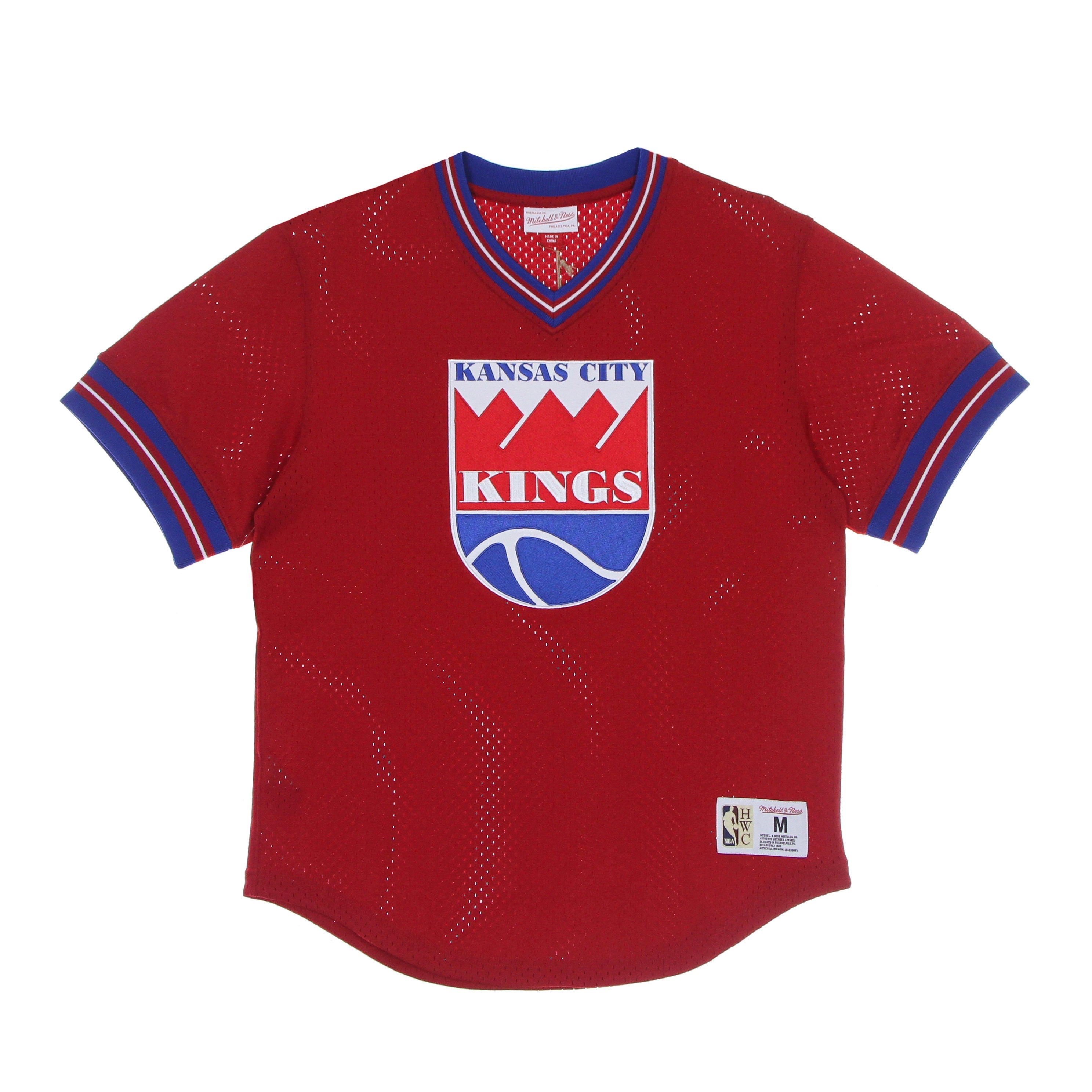 Mitchell & Ness, Casacca Uomo Nba Unbeaten Mesh V Neck Hardwood Classics Kankin, Original Team Colors