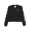 Huf, Maglietta Manica Lunga Corta Donna Domestic L/s Crop Tee, Black
