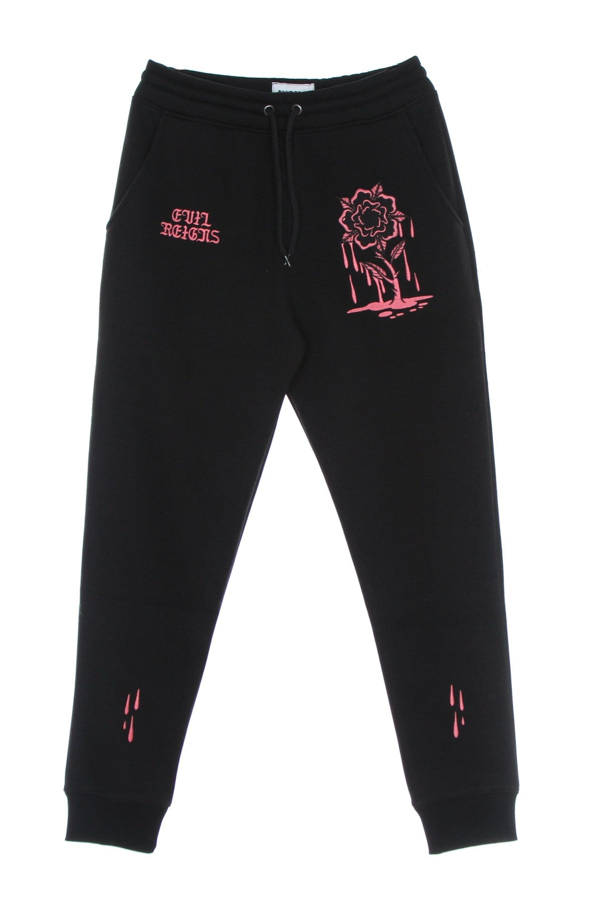 Doomsday, Pantalone Tuta Felpato Uomo Rose Embroidery Sweatpants, 