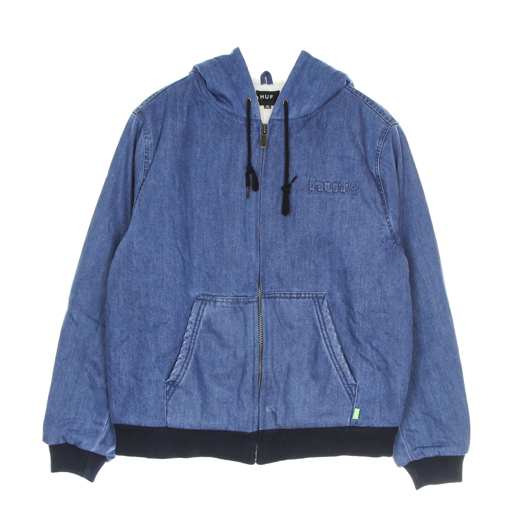 Huf, Giubbotto Uomo Colton Hooded Zip Jacket, Indigo Blue