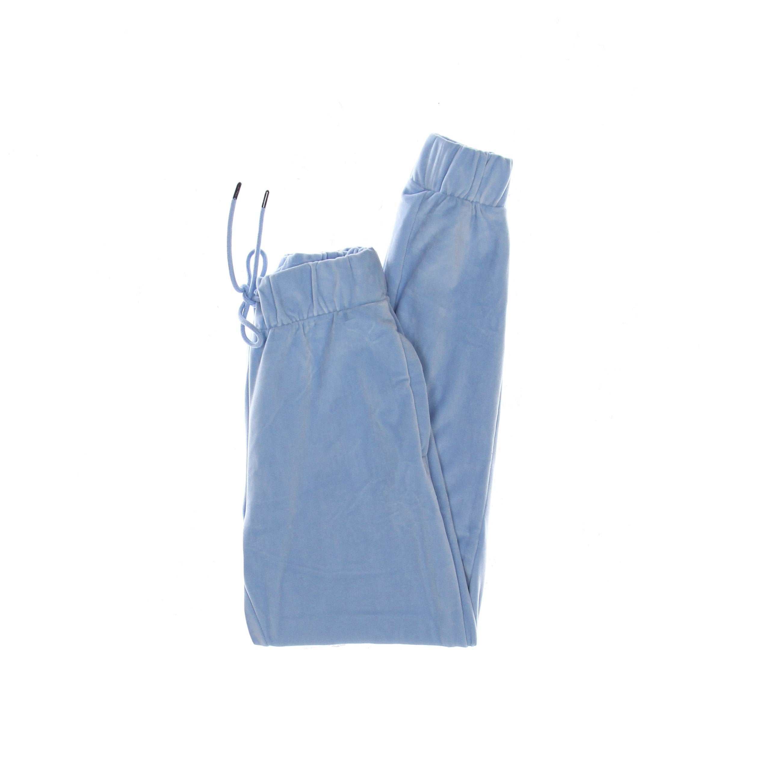 Karl Kani, Pantalone Tuta Donna Signature Velvet Pants, Light Blue