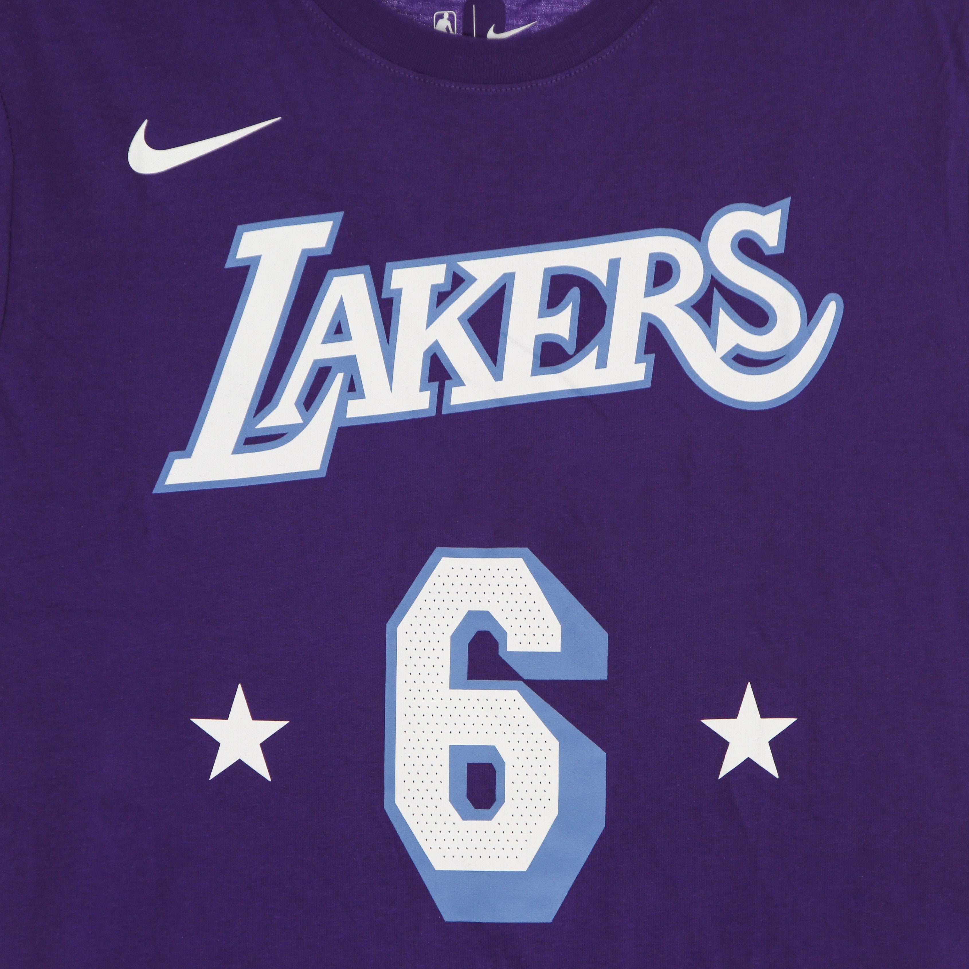 Herren-T-Shirt NBA Essential Tee Nr. 6 Lebron James Loslak Court Lila