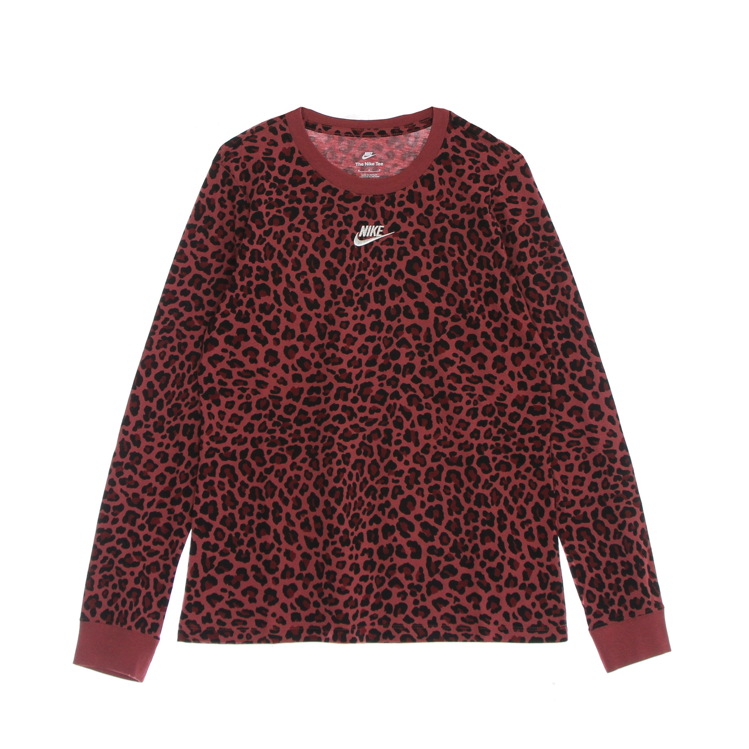 Nike, Maglietta Manica Lunga Donna W Futura L/s Tee, Cedar
