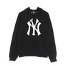 47 Brand, Felpa Cappuccio Uomo Mlb Imprint Burnside Hoodie Neyyan, Jet Black