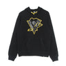 47 Brand, Felpa Cappuccio Uomo Nhl Imprint Burnside Hood Pitpen, Jet Black