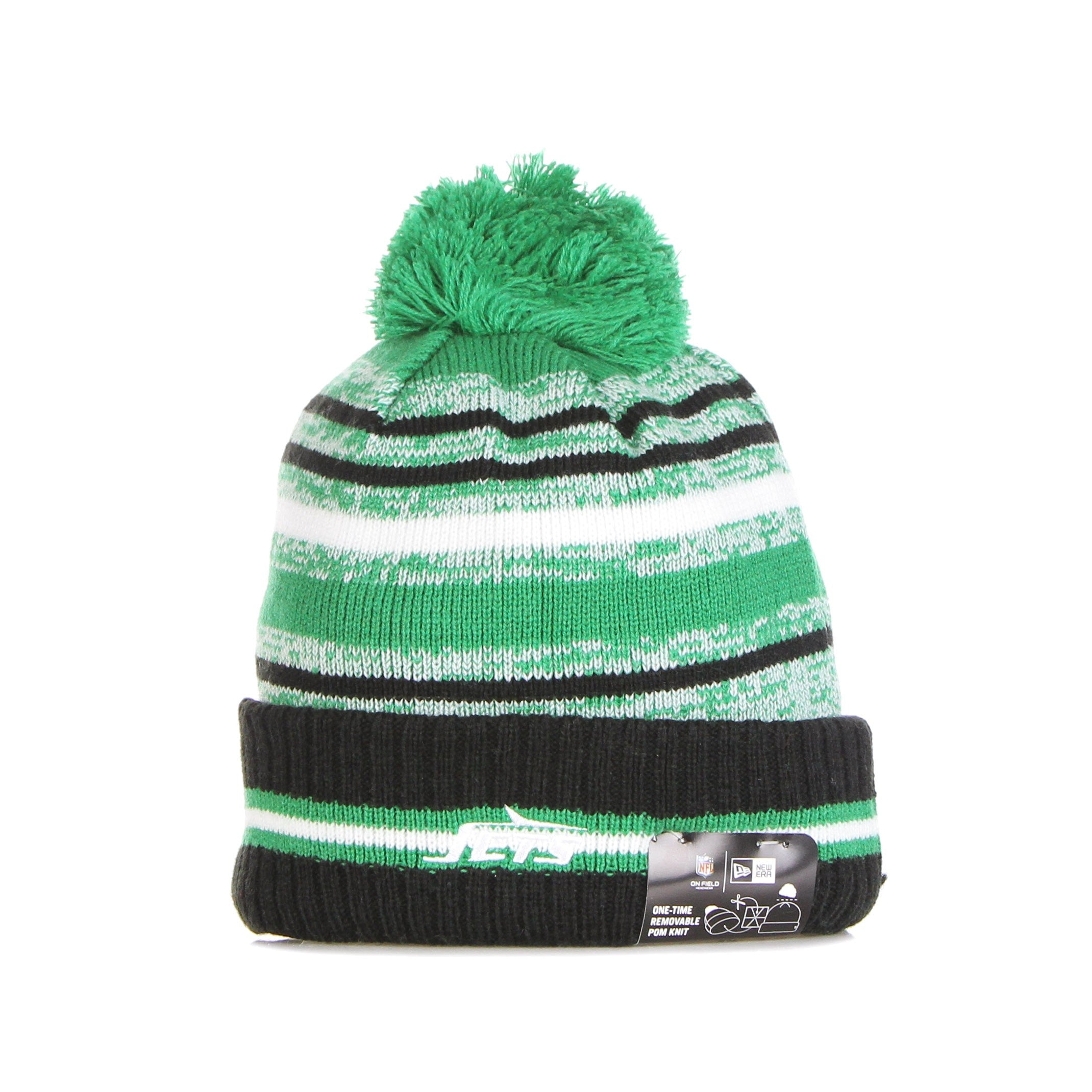 New Era, Cappello Pom Pom Uomo Nfl Sport Knit Neyjet, 