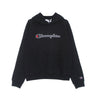 Champion, Felpa Cappuccio Donna Hooded Sweatshirt, Black