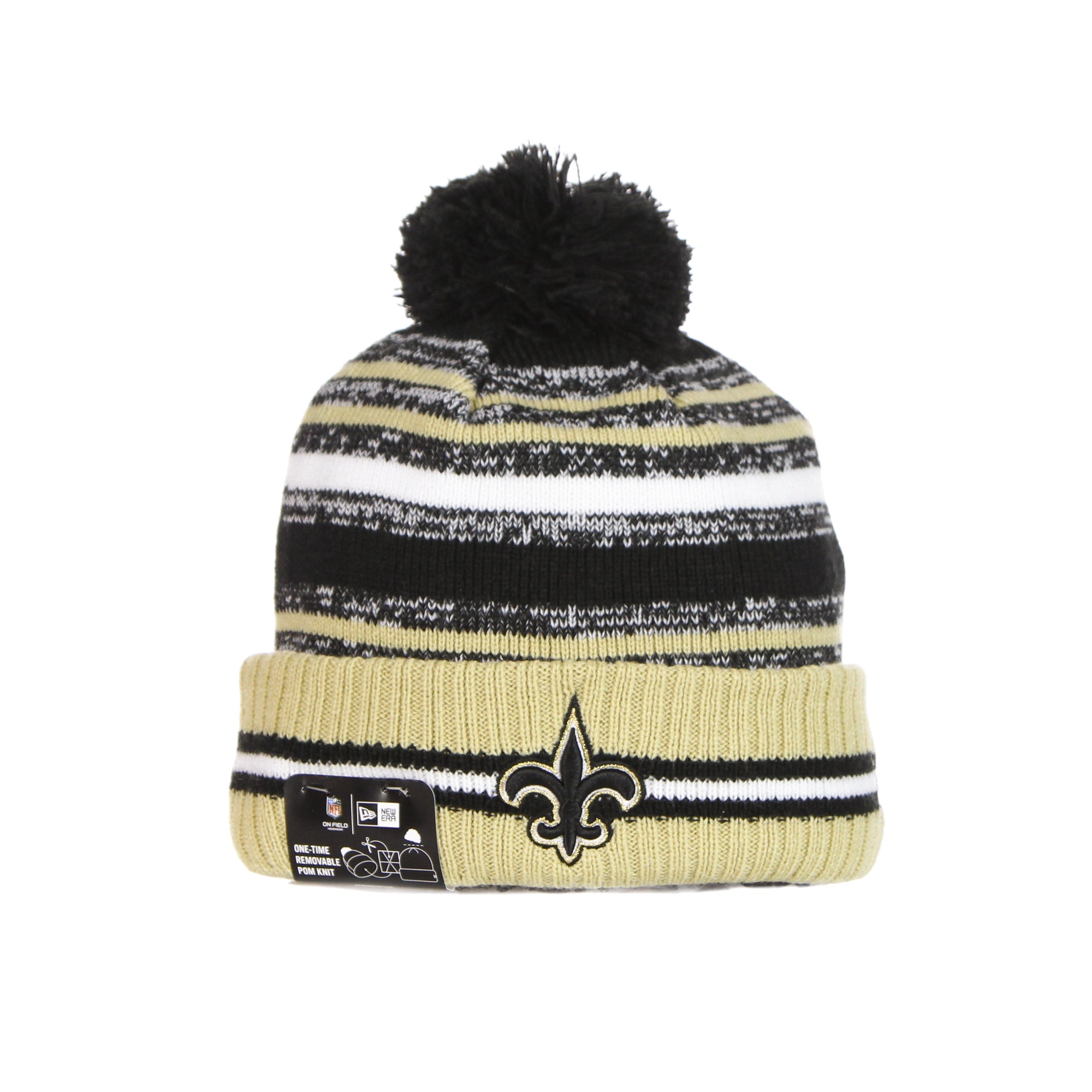 New Era, Cappello Pom Pom Uomo Nfl Sport Knit Neosai, Original Team Colors