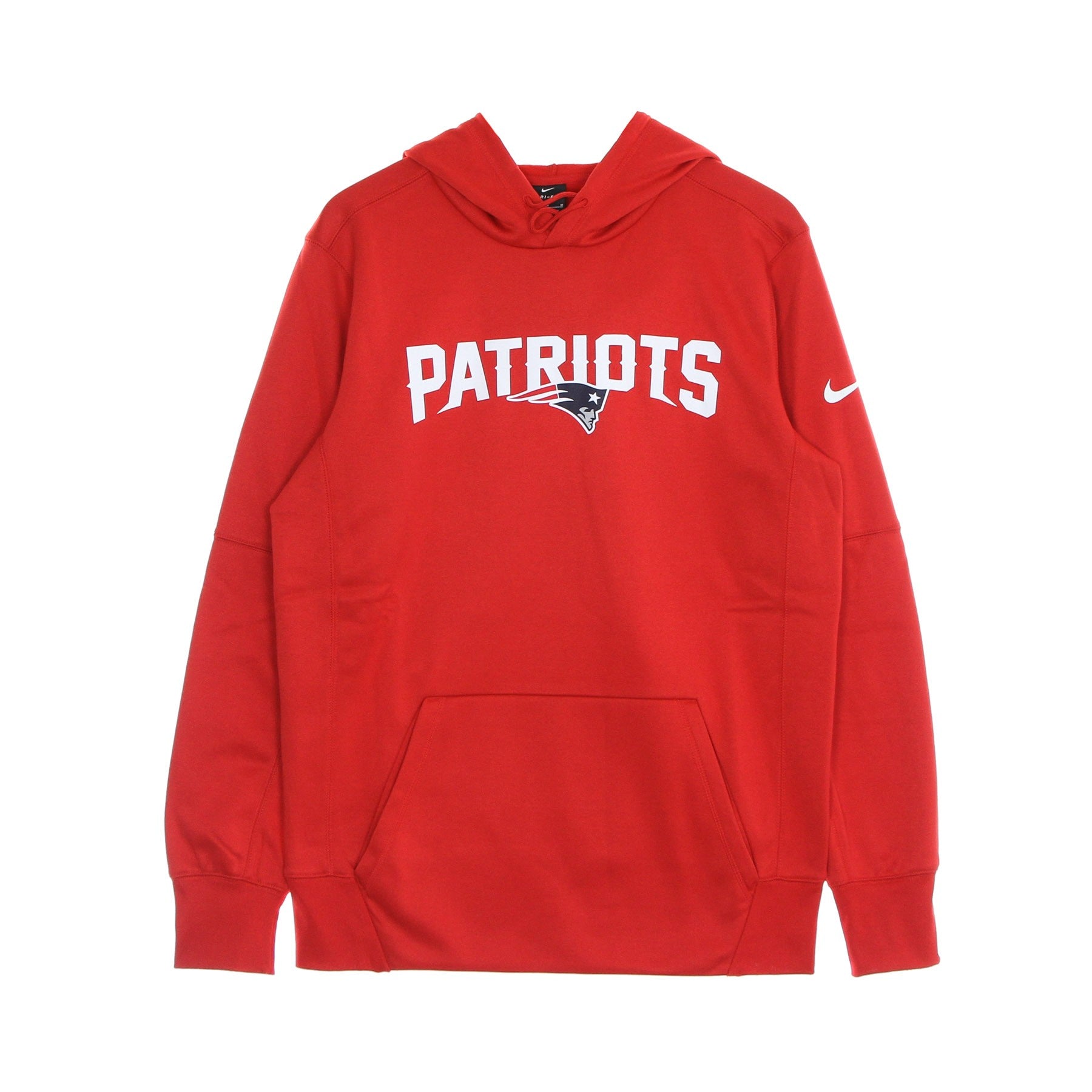 Nike Nfl, Felpa Cappuccio Uomo Nfl Wordmark Therma Pullover Hoodie Neepat, University Red