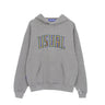 Usual, Felpa Cappuccio Uomo Stripe Hoodie, Heather Grey