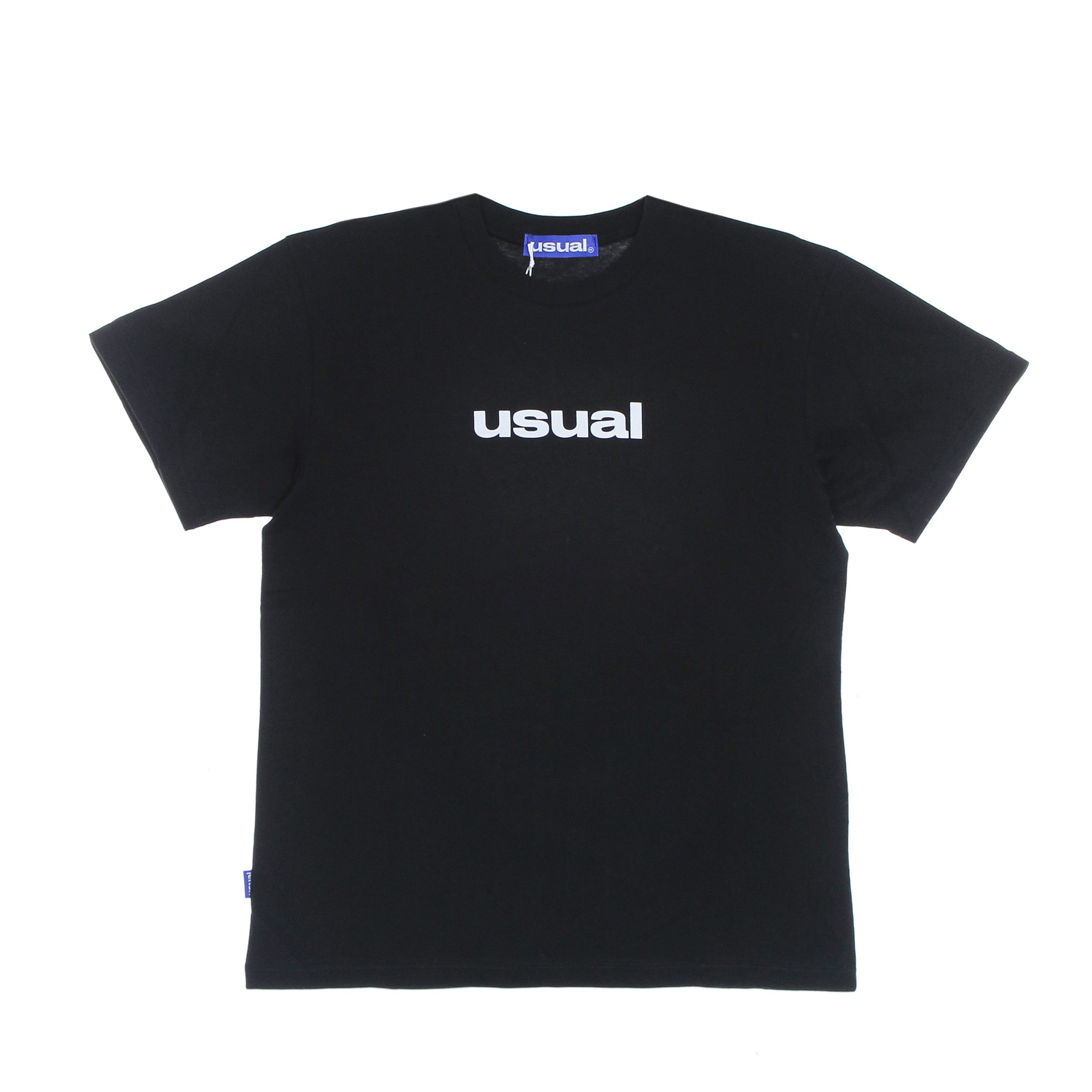 Usual, Maglietta Uomo Og Tee, Black