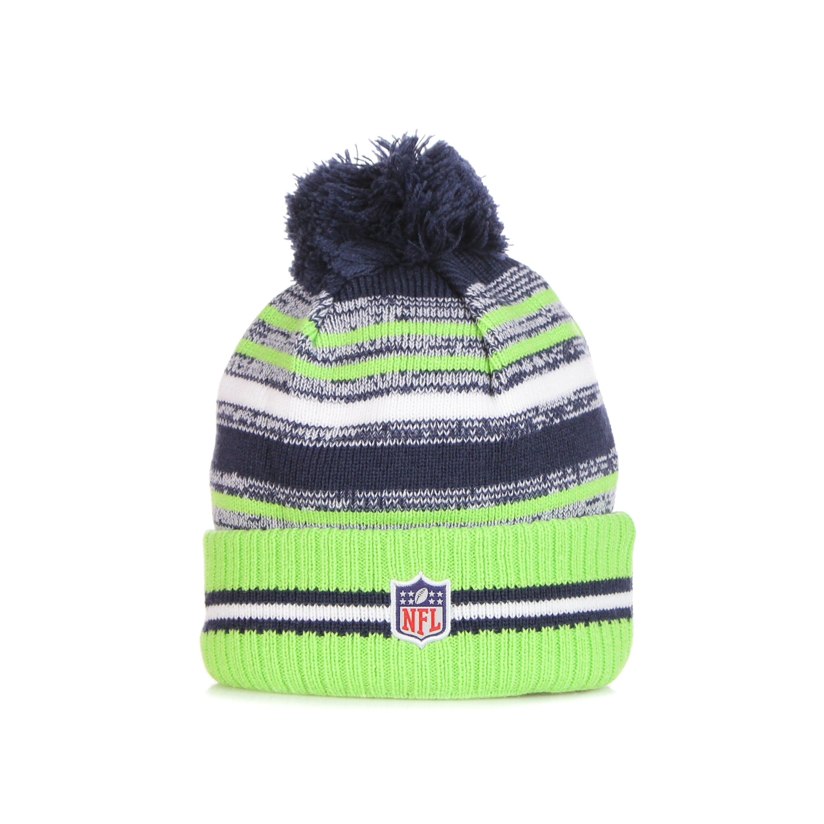 New Era, Cappello Pom Pom Uomo Nfl Sport Knit Seasea, 