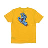 Santa Cruz, Maglietta Uomo Screaming Hand Chest Tee, Mustard