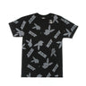 Huf, Maglietta Uomo Vvs Pattern Tee X Playboy, Black