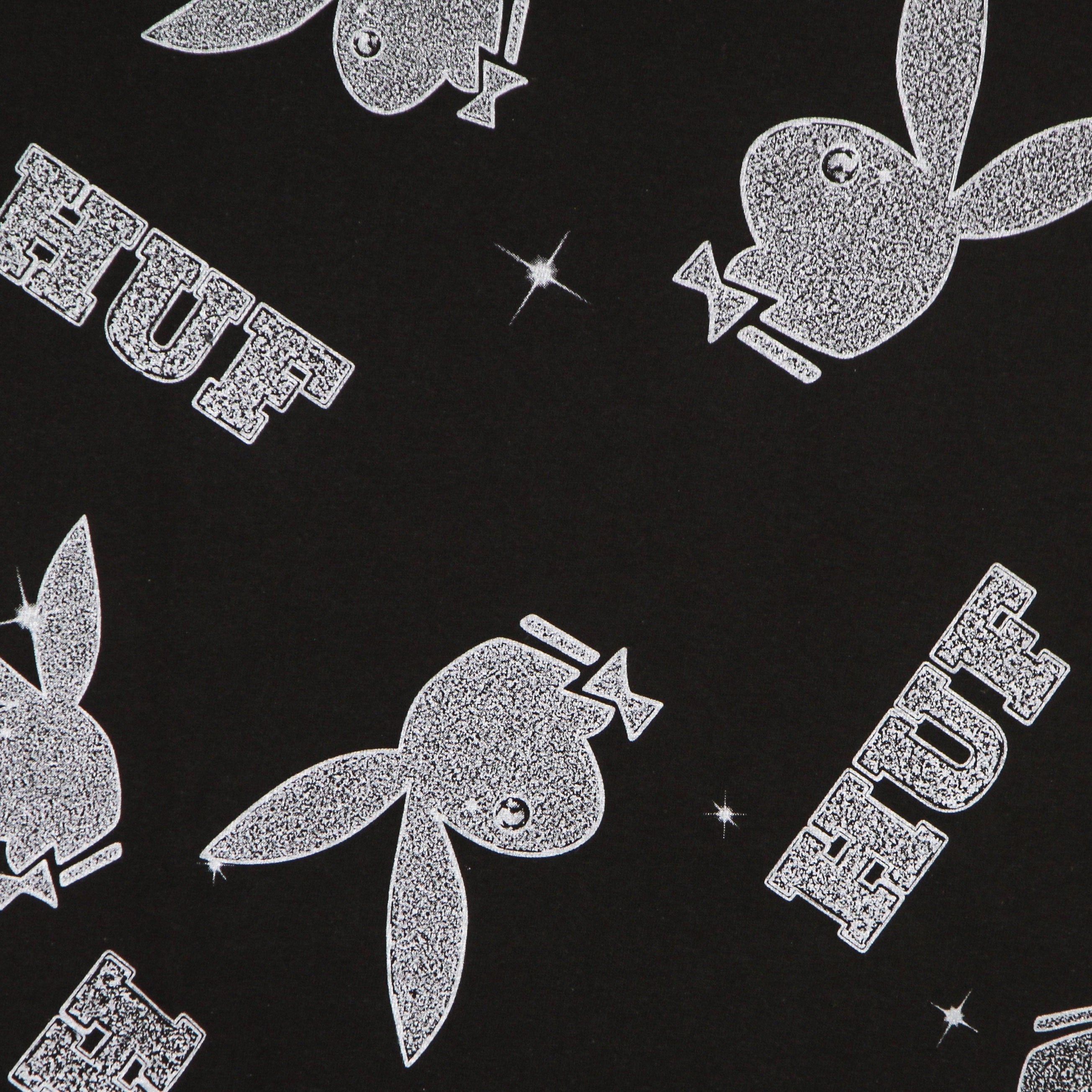 Huf, Maglietta Uomo Vvs Pattern Tee X Playboy, 