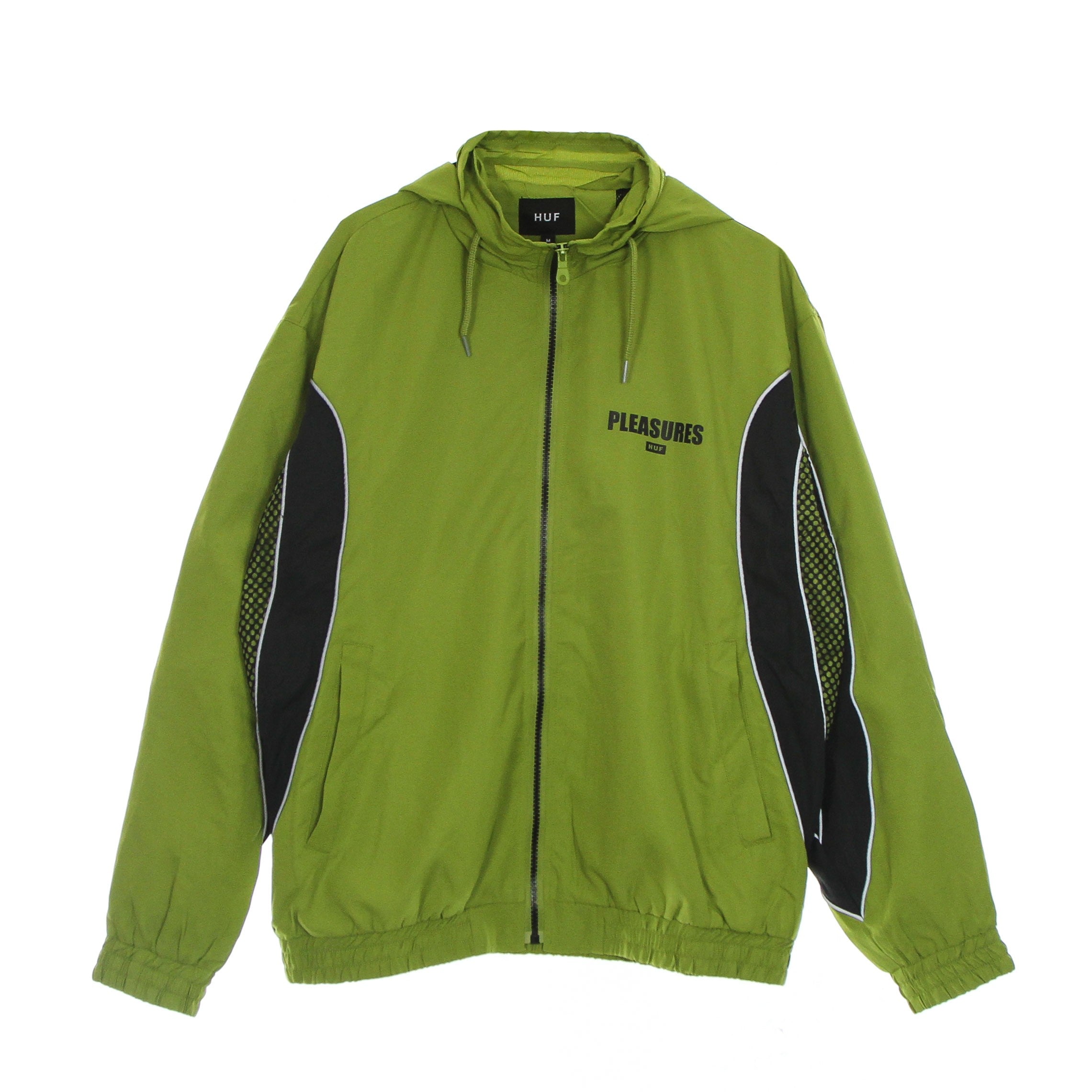 Huf, Giacca Tuta Cappuccio Uomo Darton Track Jacket X Pleasures, 