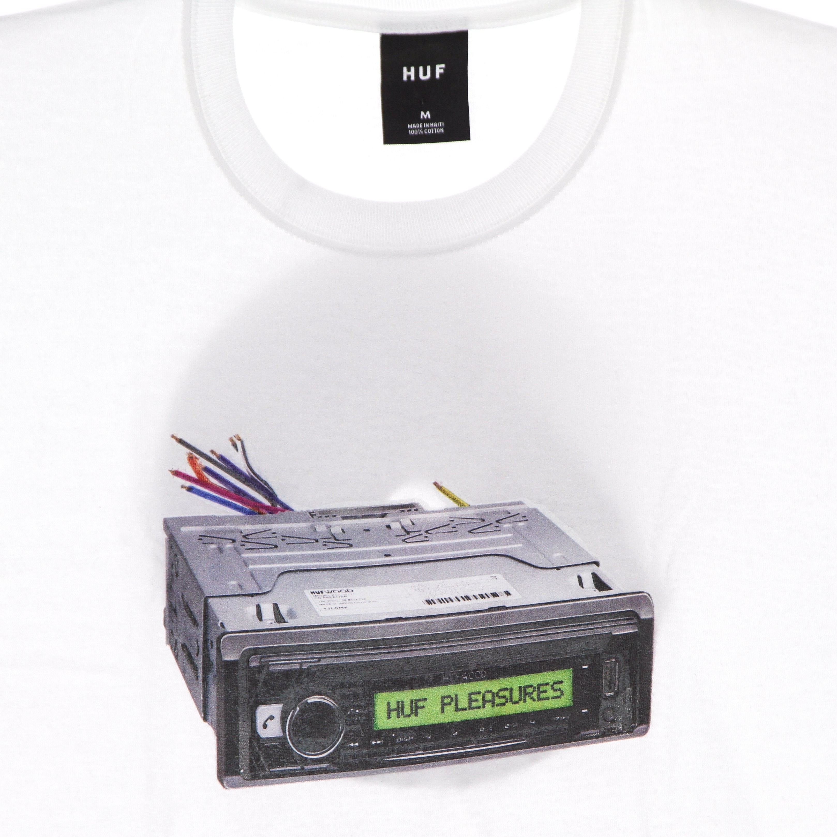 Huf, Maglietta Uomo Head Unit Tee X Pleasures, 