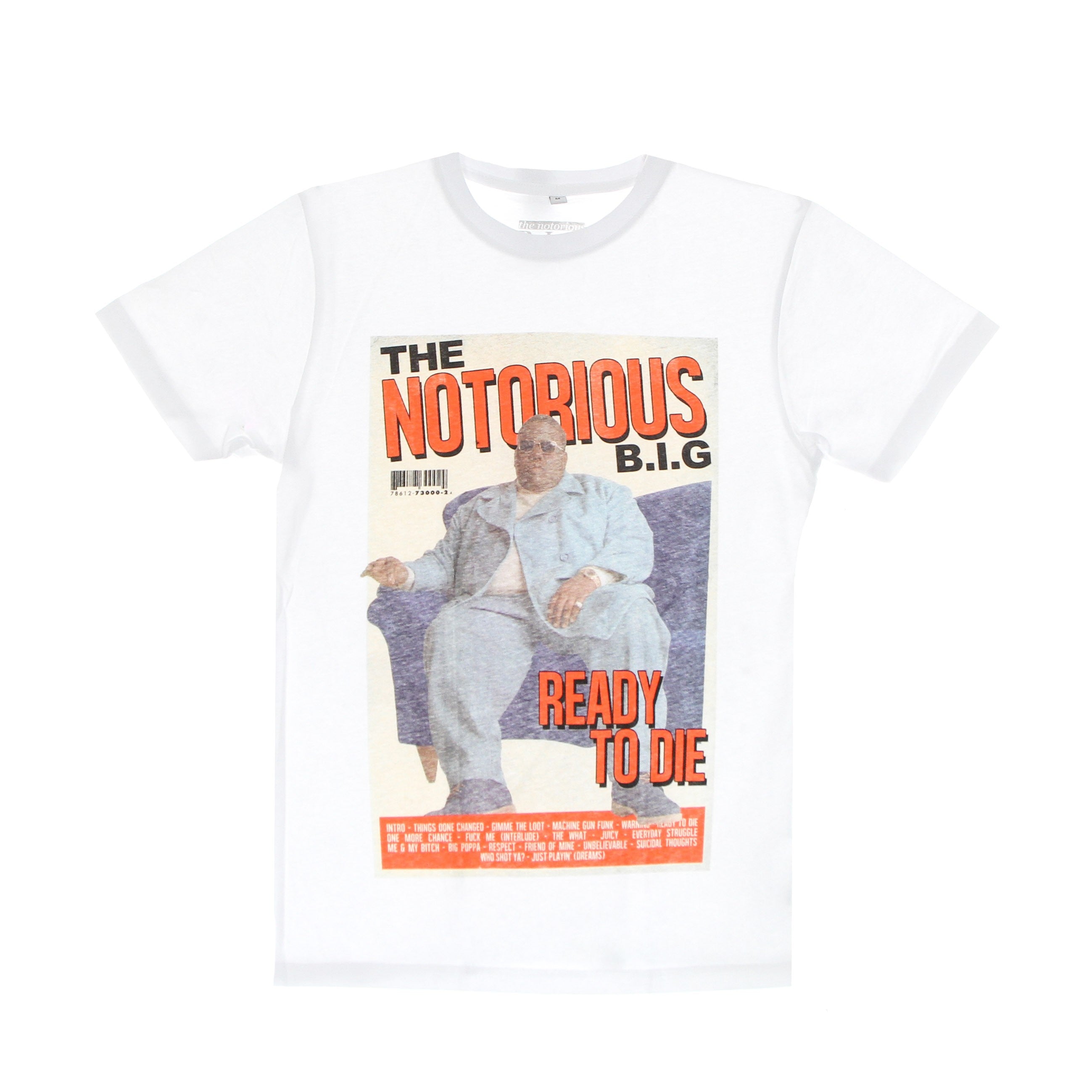 Mister Tee, Maglietta Uomo Biggie Magazine Cover Tee, 