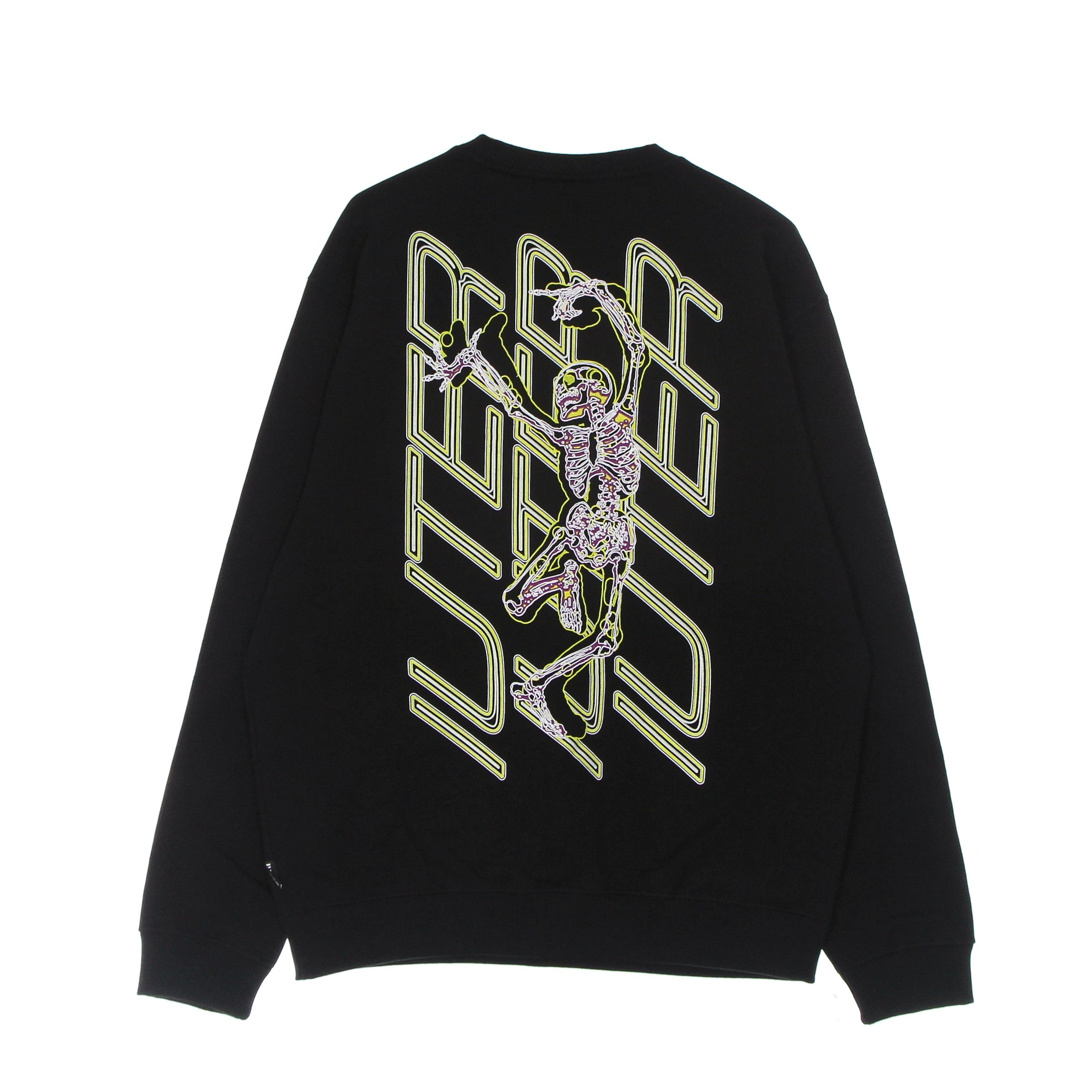 Iuter, Felpa Girocollo Uomo Skeleton Crewneck, 