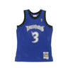 Mitchell & Ness, Canotta Basket Uomo Nba Swingman Jersey Hardwood Classics No 3 Stephon Marbury 1996-97 Mintim, Blue